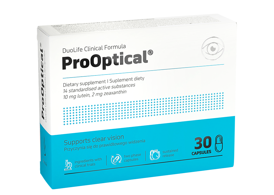 DUOLIFE CLINICAL FORMULA PROOPTICAL® - WSPIERA I CHRONI OCZY